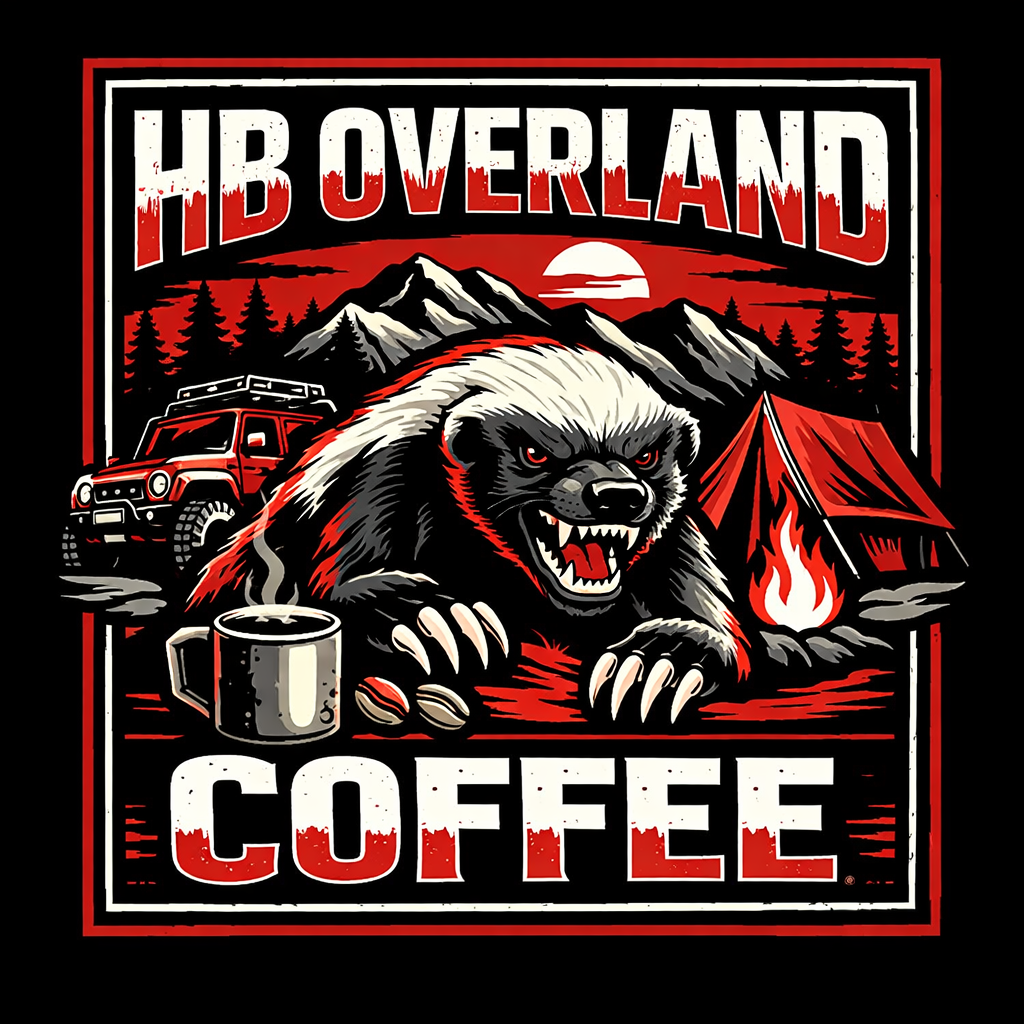 HB Overland Coffee badge logo